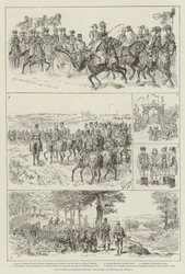 The Austro-Hungarian Military Manoeuvres at Belovar, in Croatia